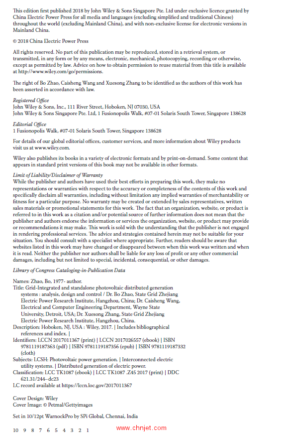 《Grid-Integrated and Standalone Photovoltaic Distributed Generation Systems：Analysis, Design, and  ...