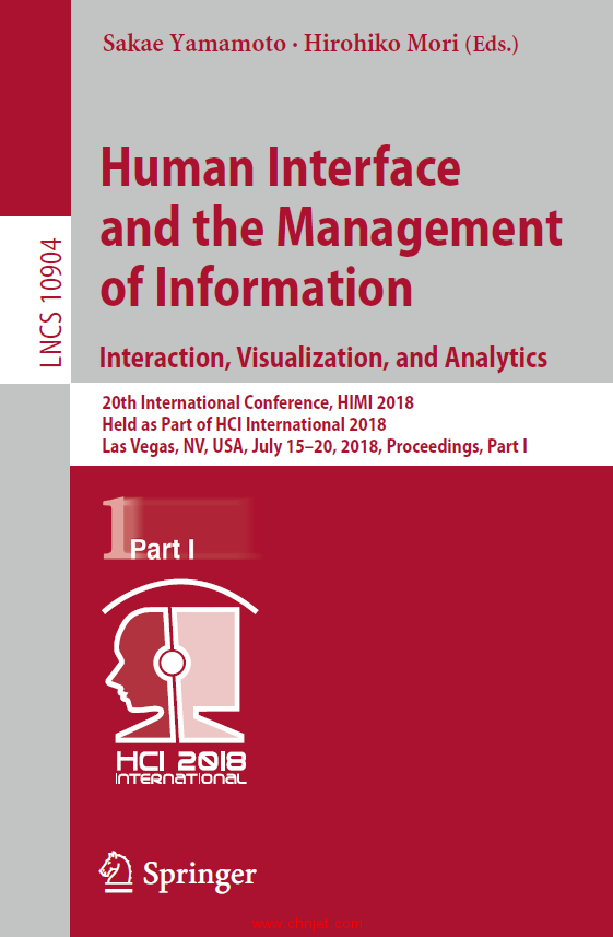 《Human Interface and the Management of Information：Interaction, Visualization, and Analytics：20th ...