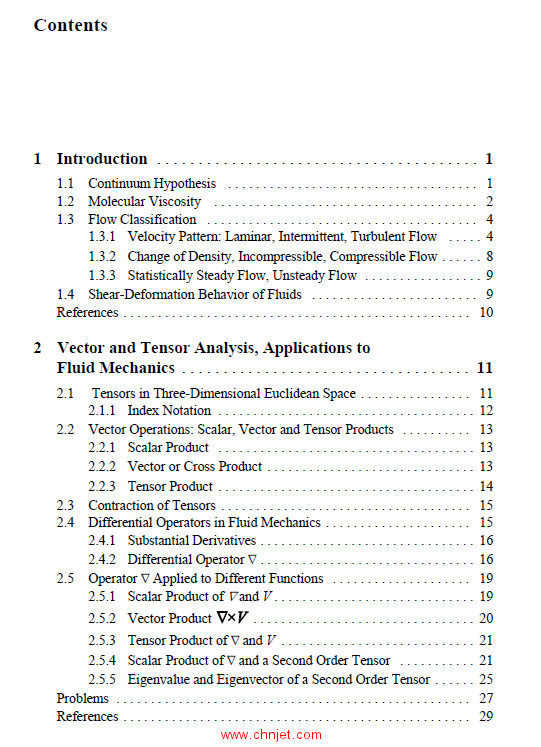 《Fluid Mechanics for Engineers：A Graduate Textbook》