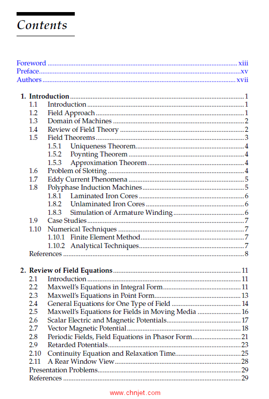 《Electromagnetics for Electrical Machines》