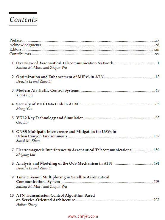 《Aeronautical Telecommunications Network：Advances, Challenges, and Modeling》