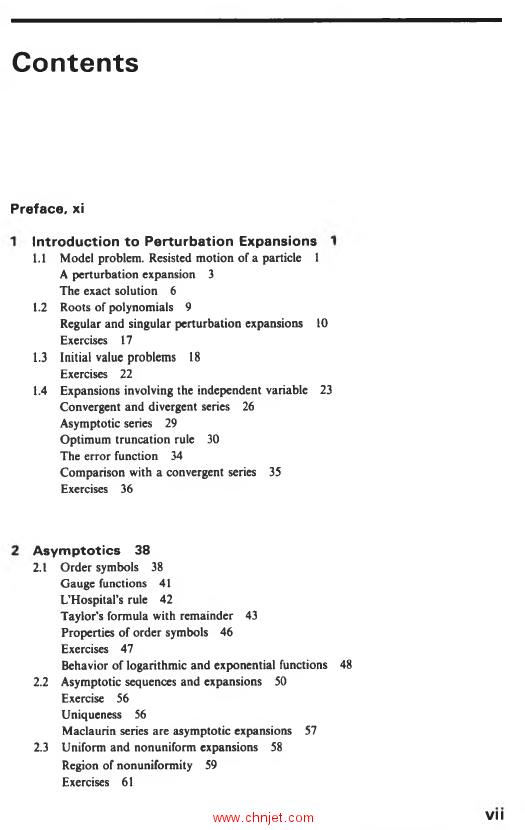 《Perturbation Methods for Engineers and Scientists》