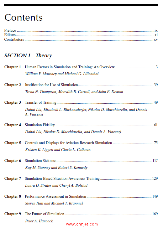 《Human Factors in Simulation and Training》