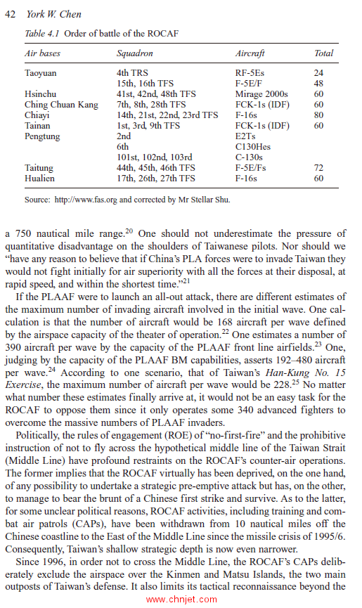 《Taiwan’s Security and Air Power：Taiwan’s defense against the air threat from Mainland China》 . ...