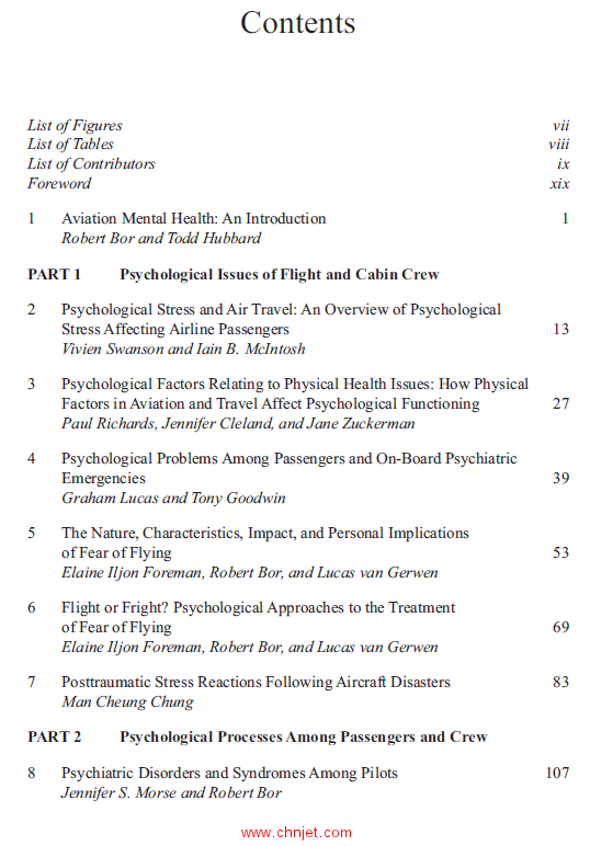 《Aviation Mental Health：Psychological Implications for Air Transportation》