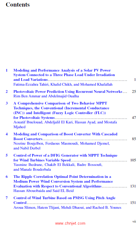 《Modeling, Identification and Control Methods in Renewable Energy Systems》