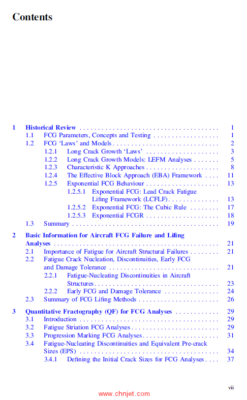 《Fatigue Crack Growth Failure and Lifing Analyses for Metallic Aircraft Structures and Components》 ...