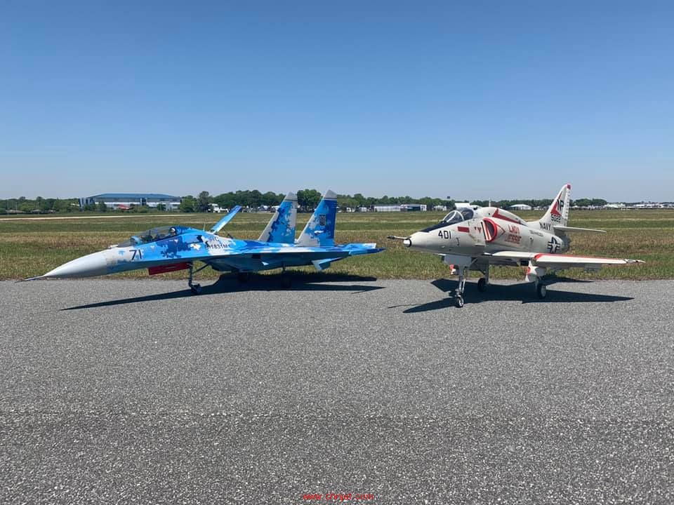 CARF-Models A4 Skyhawk在Florida Jets 2019活动中表现亮眼