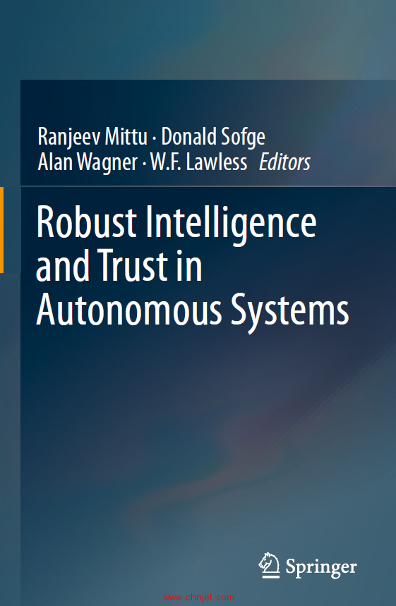 《Robust Intelligence and Trust in Autonomous Systems》