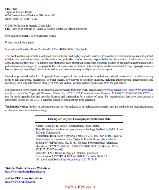 《Biofuels Production and Processing Technology》