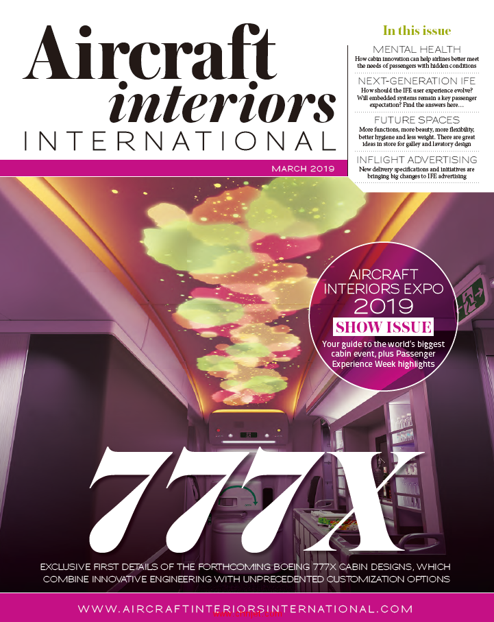 《Aircraft Interiors International》2019年3月