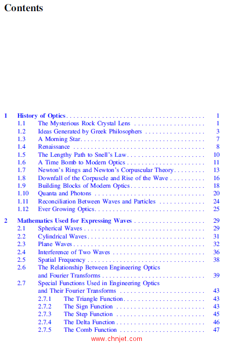 《Engineering Optics》第四版