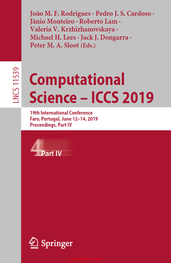 《Computational Science – ICCS 2019》Part I-V