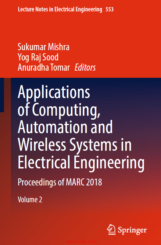 《Applications of Computing,Automation and Wireless Systems in Electrical Engineering：Proceedings o ...