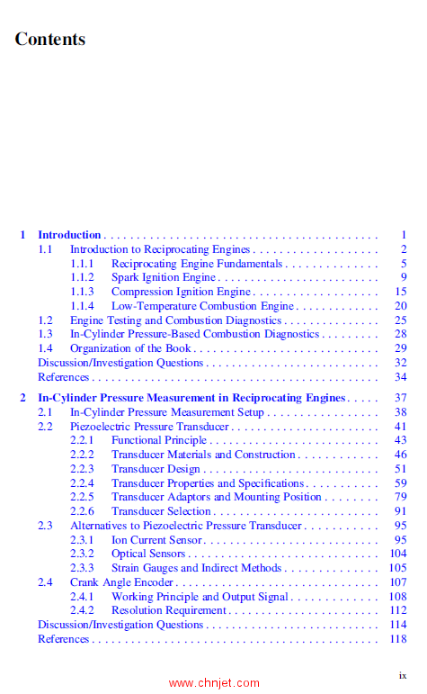 《Reciprocating Engine Combustion Diagnostics：In-Cylinder Pressure Measurement and Analysis》