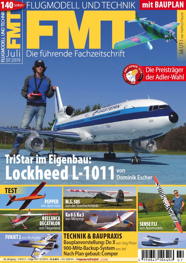 《Flugmodell und Technik (FMT)》2019年07月