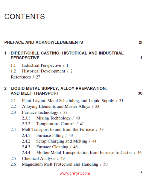 《Direct-Chill Casting Of Light Alloys: Science And Technology》