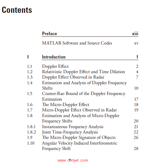 《The Micro-Doppler Effect in Radar》第二版