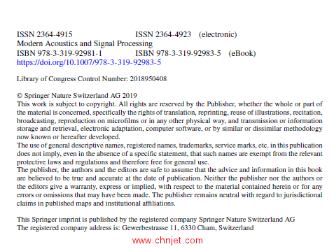 《Underwater Acoustic Signal Processing：Modeling, Detection, and Estimation》