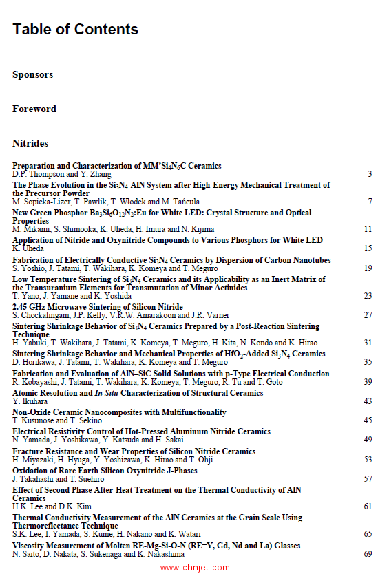 SiAlONs and Non-oxides