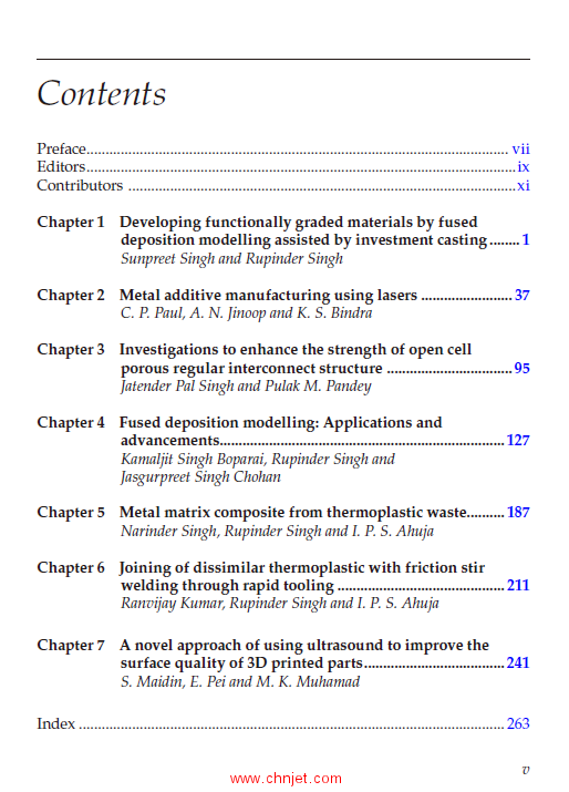 《Additive Manufacturing：Applications and Innovations》