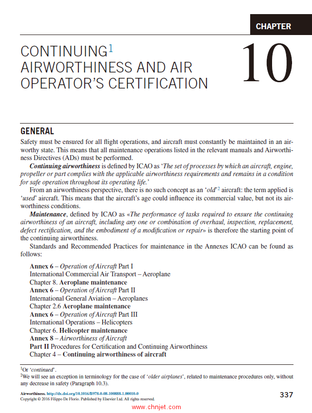《Airworthiness. An Introduction to Aircraft Certification and Operations》...