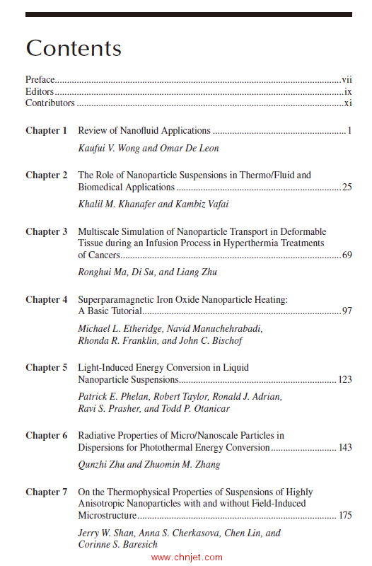 《Nanoparticle Heat Transfer and Fluid Flow 》