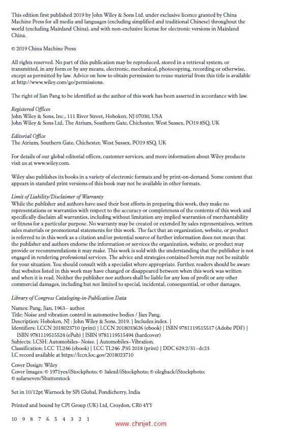 《Noise and Vibration Control in Automotive Bodies》