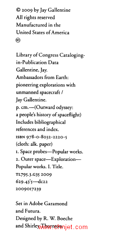 《Ambassadors from Earth: Pioneering Explorations with Unmanned Spacecraft》