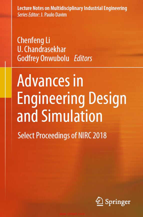 《Advances in Engineering Design and Simulation：Select Proceedings of NIRC 2018》