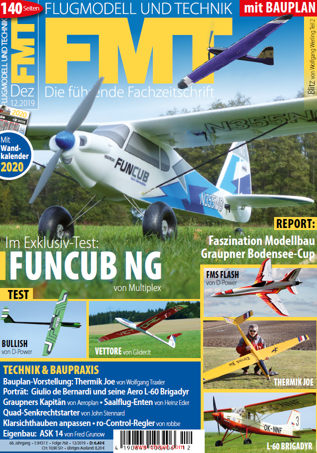 《Flugmodell und Technik (FMT)》2019年12月