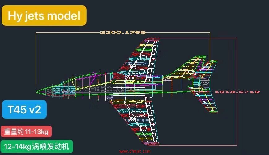 Hy jets model T45 v2详细装机贴