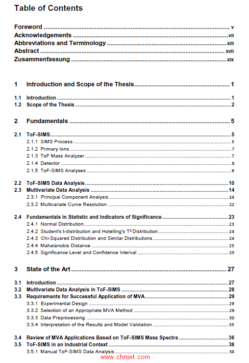 《Multivariate Data Analysis for Root Cause Analyses and Time-of-Flight Secondary Ion Mass Spectrome ...
