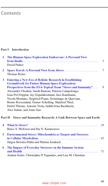 《Stress Challenges and Immunity in Space：From Mechanisms to Monitoring and Preventive Strategies》 ...