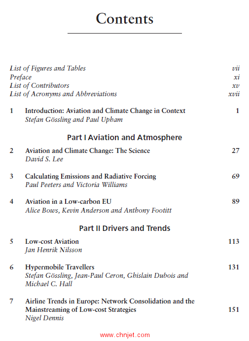 《Climate Change and Aviation：Issues, Challenges and Solutions》