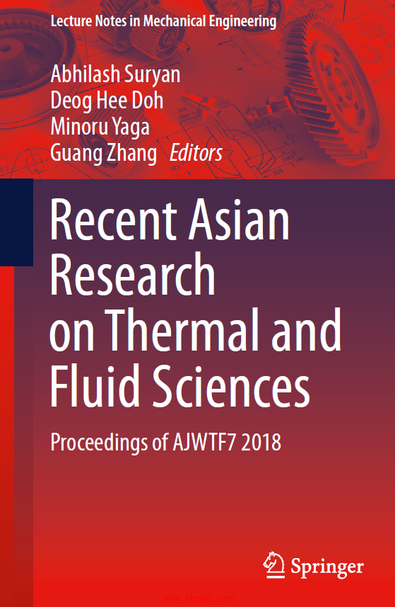 《Recent Asian Research on Thermal and Fluid Sciences：Proceedings of AJWTF7 2018》