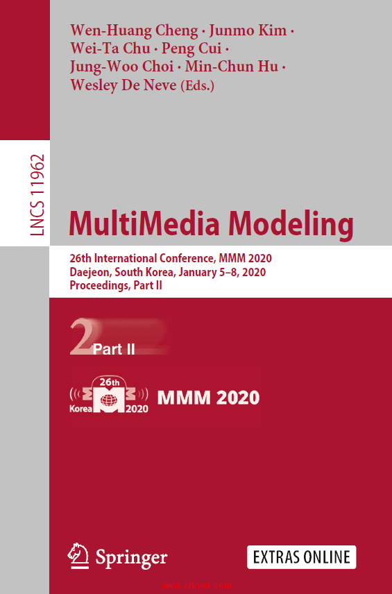 《MultiMedia Modeling：26th International Conference, MMM 2020 Daejeon》一和二部分