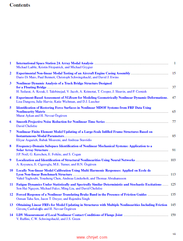 《Topics in Nonlinear Dynamics, Volume 1：Proceedings of the 31st IMAC, A Conference on Structural D ...