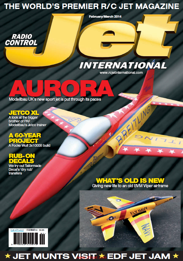 涡喷杂志《Radio Control Jet International》2014年2-3月刊