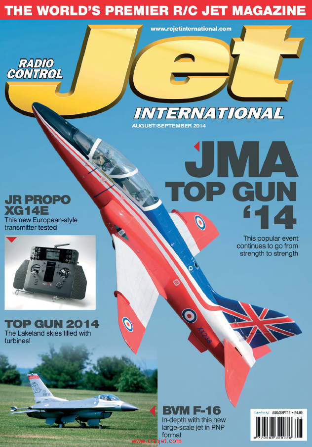 涡喷杂志《Radio Control Jet International》2014年8-9月刊