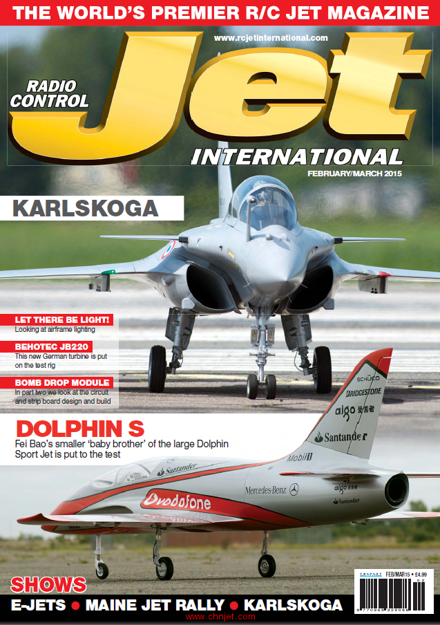 涡喷杂志《Radio Control Jet International》2015年2-3月刊