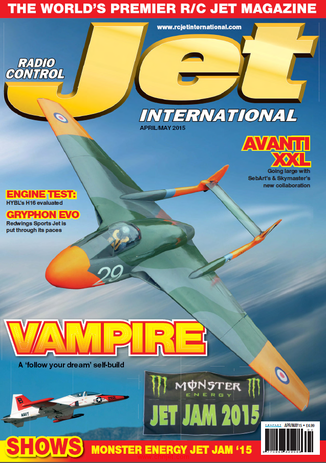 涡喷杂志《Radio Control Jet International》2015年4-5月刊