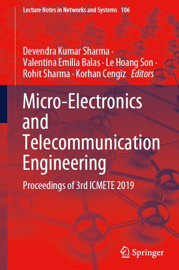 《Micro-Electronics and Telecommunication Engineering：Proceedings of 3rd ICMETE 2019》