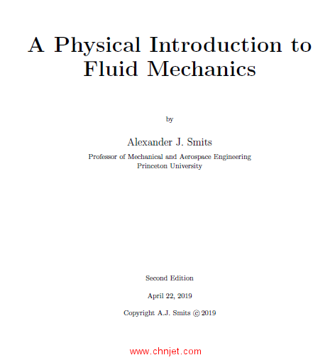 《A Physical Introduction to Fluid Mechanics》第二版