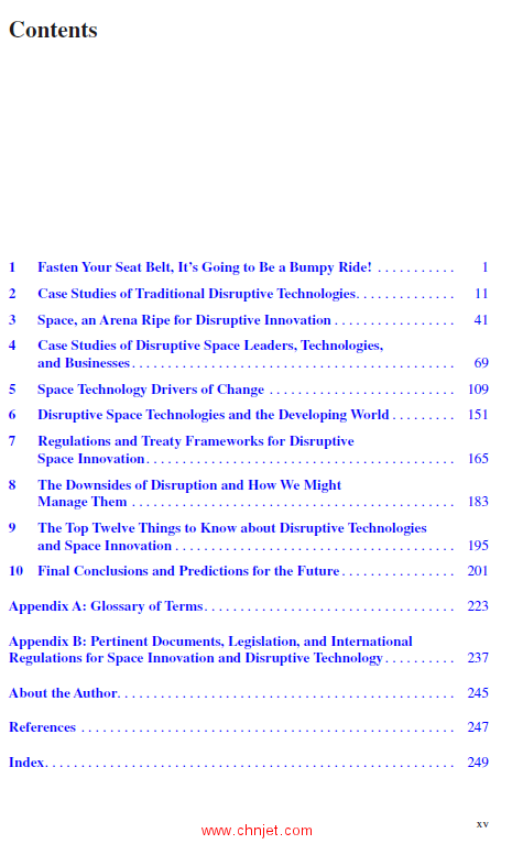 《Disruptive Space Technologies and Innovations：The Next Chapter》