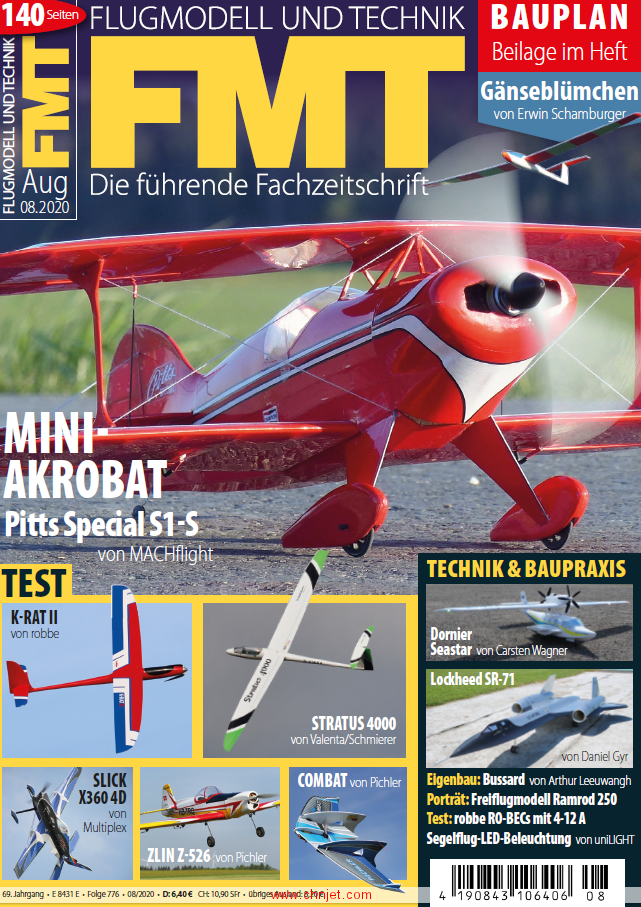 《Flugmodell und Technik (FMT)》2020年8月
