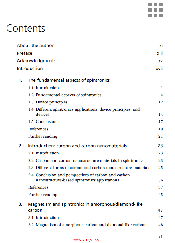 《Magnetism and Spintronics in Carbon and Carbon Nanostructured Materials》