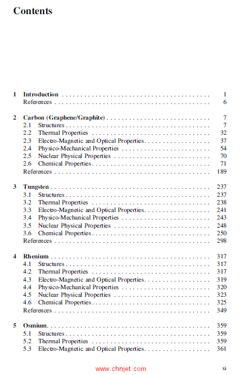 《Ultra-High Temperature Materials I：Carbon (Graphene/Graphite) and Refractory Metals》