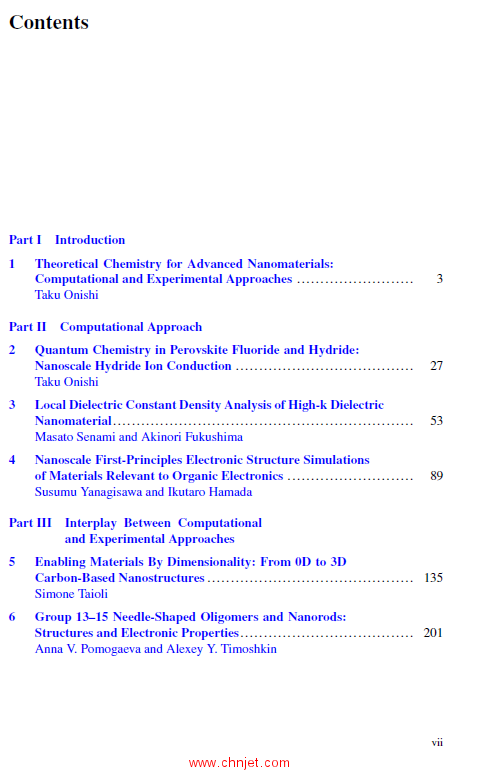 《Theoretical Chemistry for Advanced Nanomaterials：Functional Analysis by Computation and Experimen ...