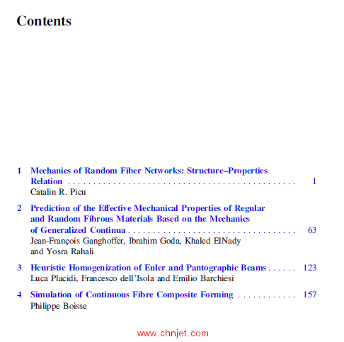 《Mechanics of Fibrous Materials and Applications：Physical and Modeling Aspects》